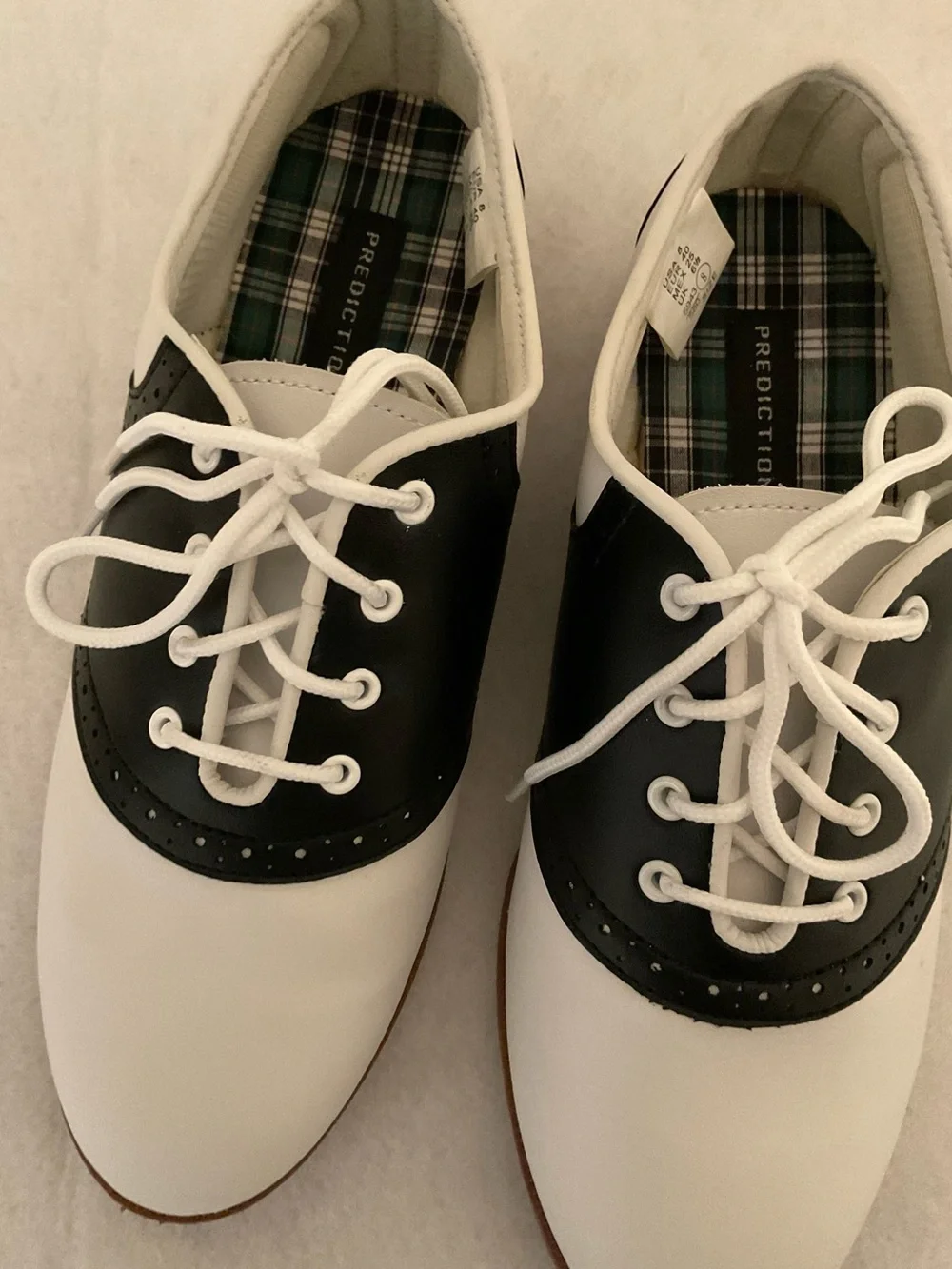 Predictions Women’s Two-Tone Black & White Shoes